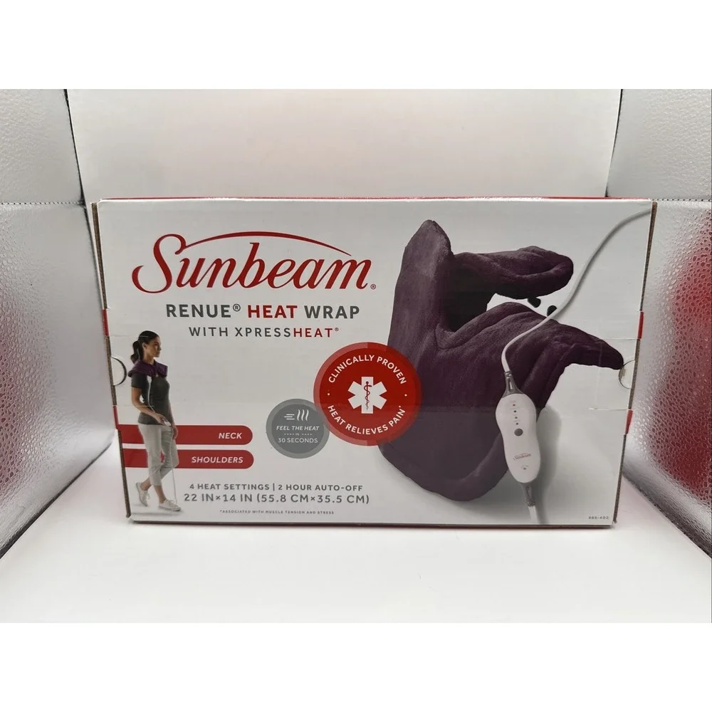 Sunbeam Renue Heat Wrap for Neck/Shoulders Spread Heat 22
